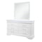 Global Furniture Usa Traditional Glam Crisp White W/ LED Charlie White Dresser With Led 734 - alternate 3